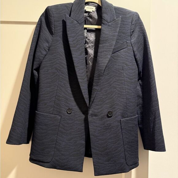 Zadig & Voltaire Tonal Zebra Print Jacket Blazer, 34 - Picture 5 of 11